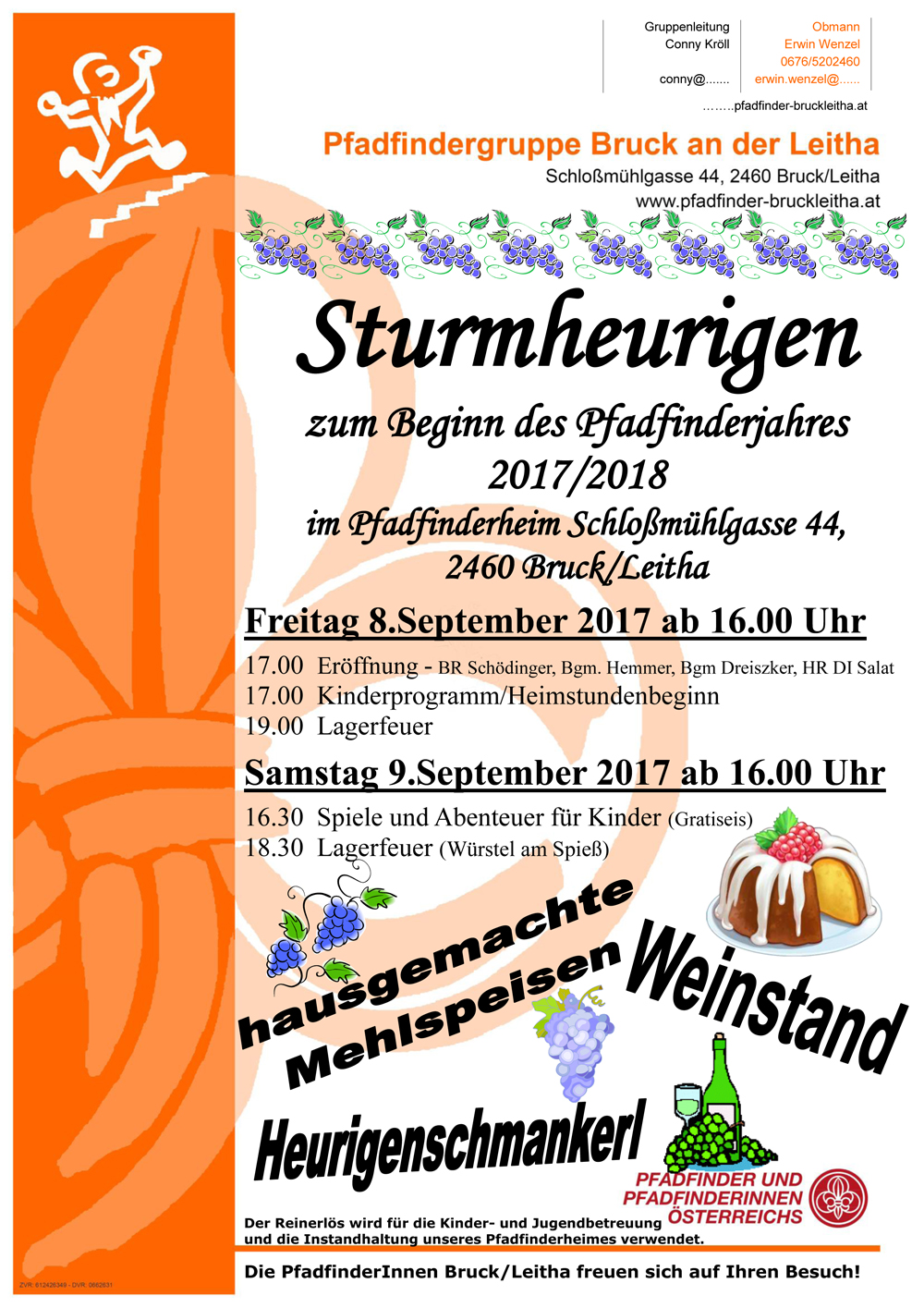 Sturmheurigen der Pfadfindergruppe - 8.9.-9.9.2017