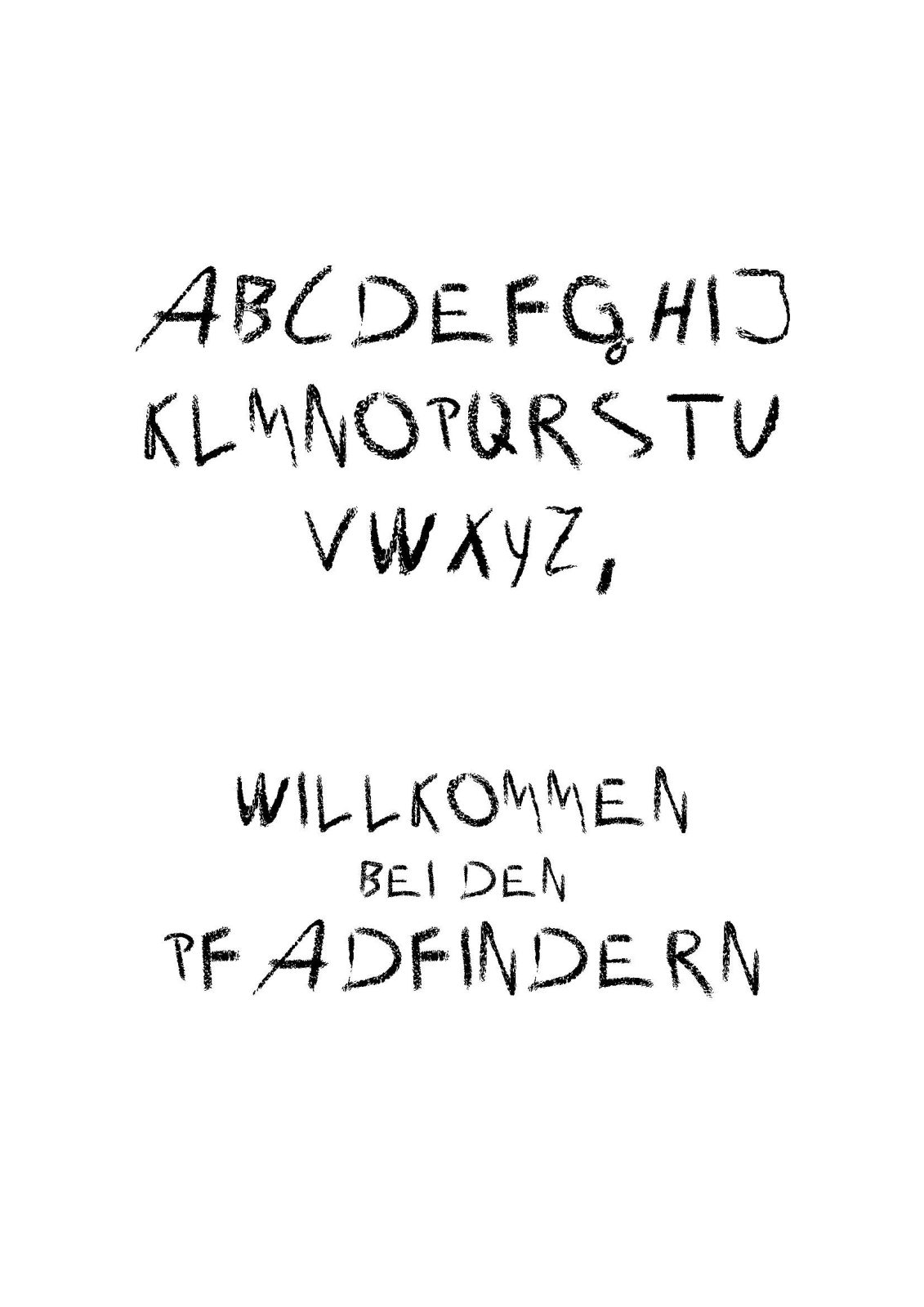 Bruwiwö Font-Beispiel